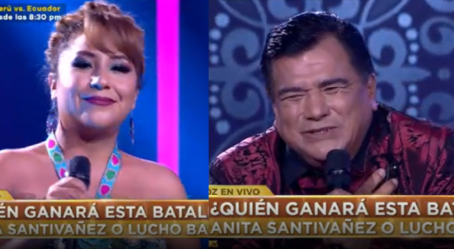 No te puedes perder el duelo que protagonizaron los imitadores de Lucho Barrios y Anita Santivañez