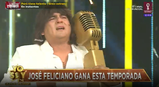Imitador de José Feliciano se consagró como campeón de Yo Soy: Grandes Batallas Internacional