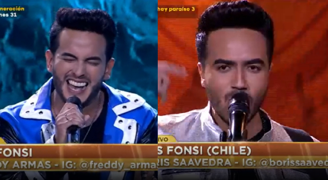 Los imitadores de Luis Fonsi se enfrentaron una vibrante batalla