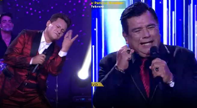 El imitador de Emmanuel intentó quitarle su lugar al imitador de Lucho Barrios