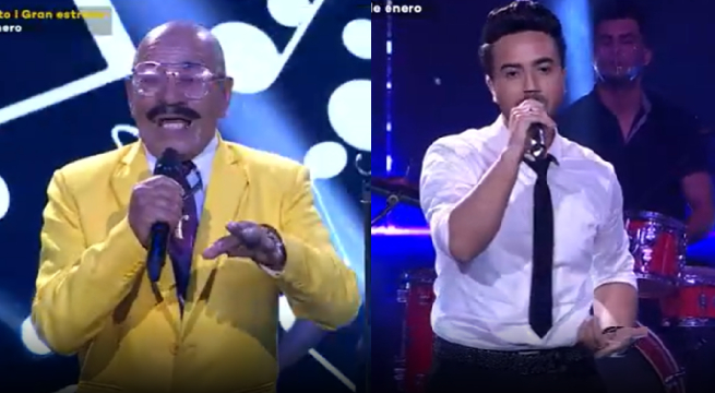 El imitador de Oscar D'León intentó quitarle su lugar al imitador de Luis Fonsi