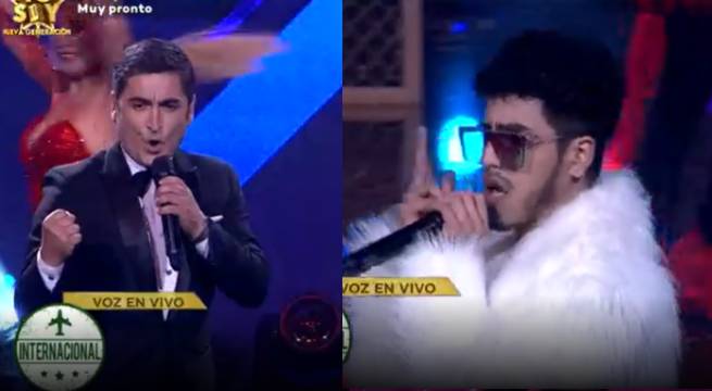Los imitadores del Dúo Dinámico intentaron quitarle su lugar al imitador de Bad Bunny