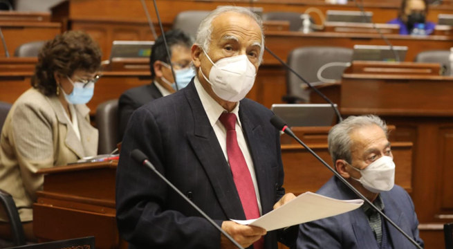 Aníbal Torres declarará ante el Congreso por incitar a manifestaciones y 