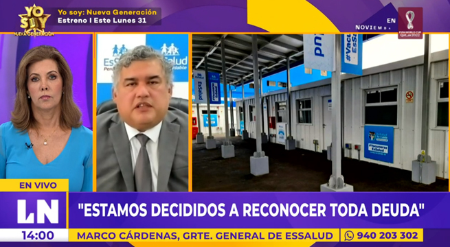 EsSalud sobre falta de pagos a proveedores: 