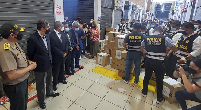 Las Malvinas: PNP y Fiscalía allanan puestos e incautan gran cantidad de móviles robados