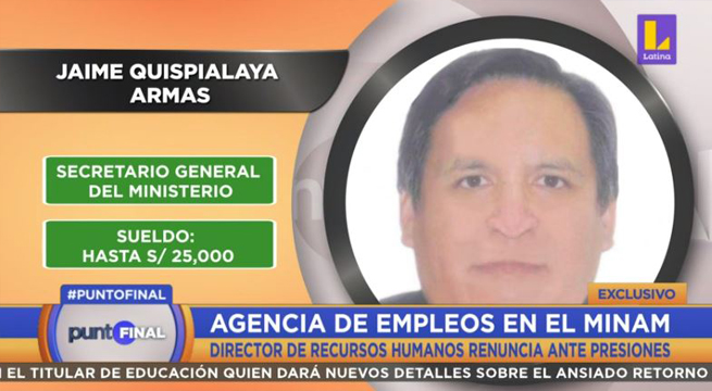 Ministerio del Ambiente se convierte en agencia de empleos de Perú Libre