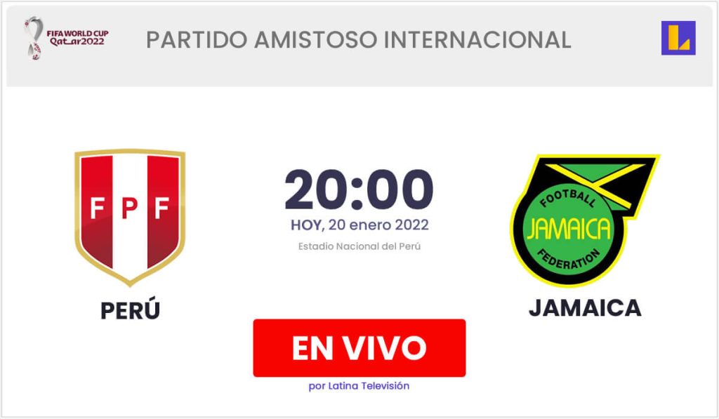 partido peru vs jamaica en vivo y online
