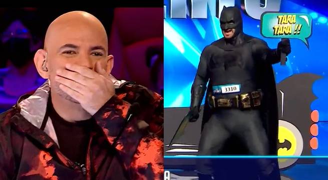 Batman irrumpió en Perú Tiene Talento y así le fue