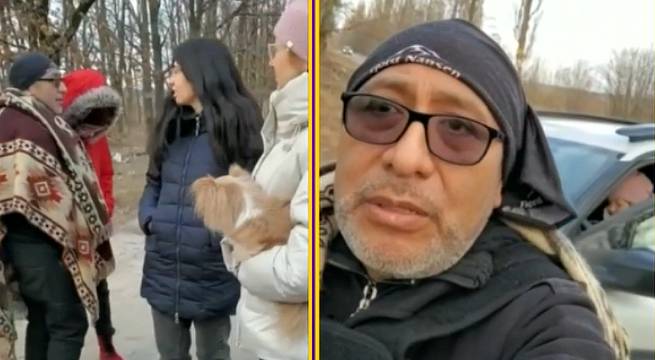 Peruano se separa de su familia en medio de la guerra entre Rusia y Ucrania