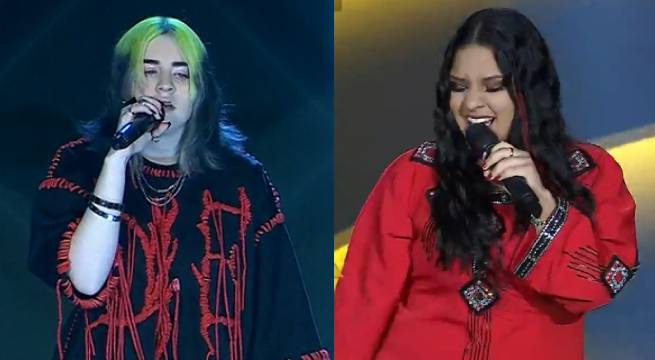 Imitadoras de Billie Eilish y La India tuvieron un gran duelo musical