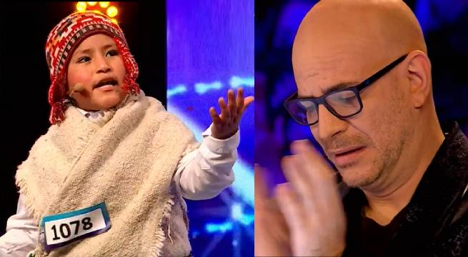 Ricardo Morán muy conmovido con el talento del pequeño Camilo Zúñiga