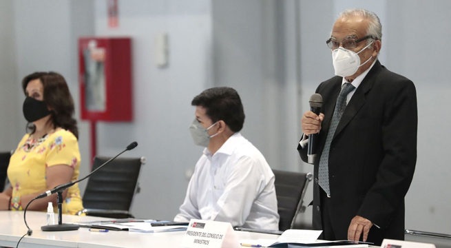 Aníbal Torres a breves días del pedido de confianza: 