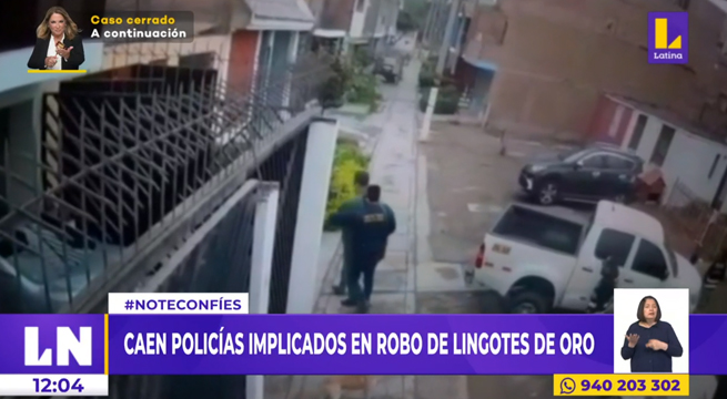 Capturan a policías implicados en robo de lingotes de oro a empresario