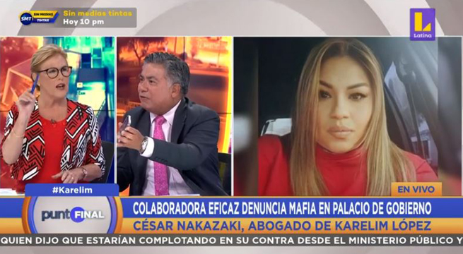 Karelim López fue amenazada de muerte, asegura su defensa César Nakasaki