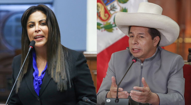 Patricia Chirinos pide a la Fiscalía investigar a Pedro Castillo por 