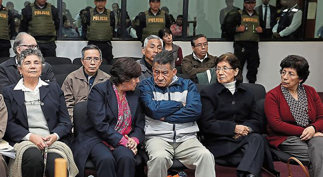 Ratifican cadena perpetua para cúpula de Sendero Luminoso por caso Tarata