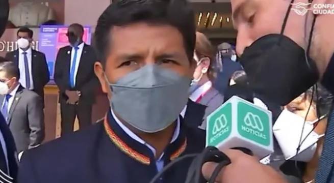 Pedro Castillo en Chile: 