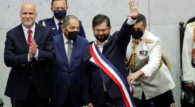 Gabriel Boric asumió como Presidente de Chile y habla de 
