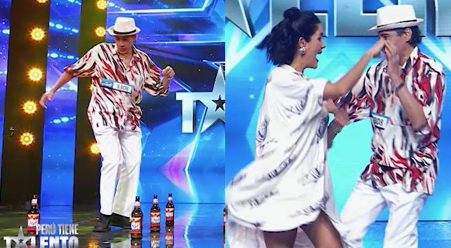 Julio Flores ‘Bubelo’ sorprendió con sus precisos pasos de baile