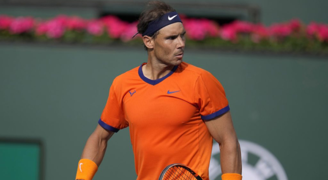 Rafael Nadal estará de baja hasta seis semanas por una fisura en una costilla