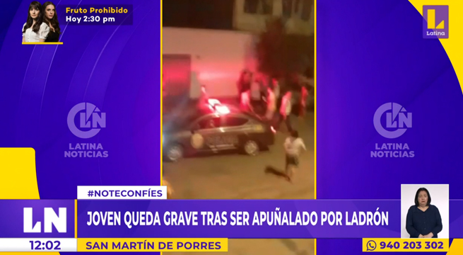 San Martín de Porres: joven queda grave tras ser apuñalado por ladrón