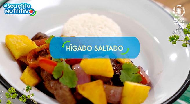 #ElSecretitoNutritivo: En el menú de hoy presentamos un delicioso hígado saltado