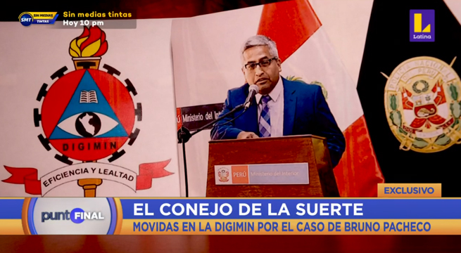 Movidas en la Digemin apuntarían a frenar investigación contra Bruno Pacheco