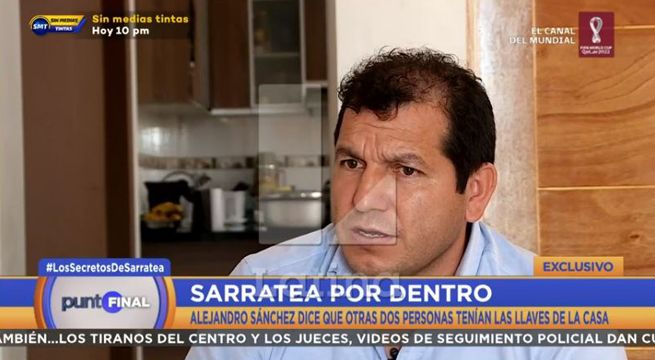 Dueño de casa de Sarratea descarta haber solicitado a Bruno Pacheco interceder ante la Sunat