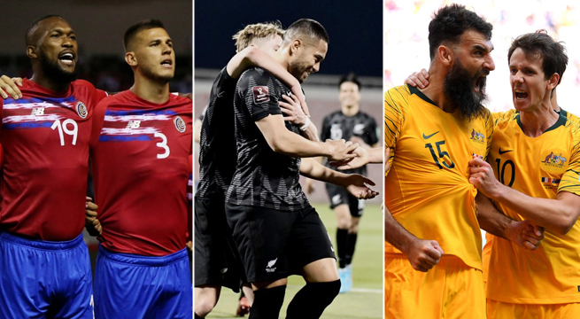 Aparte de Perú, ¿qué otros países están en repechaje?