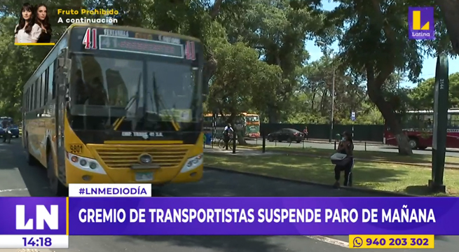 Anuncian suspensión del paro de transportistas pactado para este jueves 17