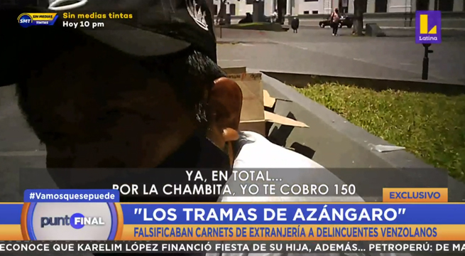 'Los Tramas de Azángaro' falsificaban documentos para delincuentes extranjeros