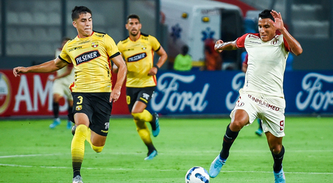 Universitario cayó ante Barcelona SC y le dijo adiós a la Copa Libertadores
