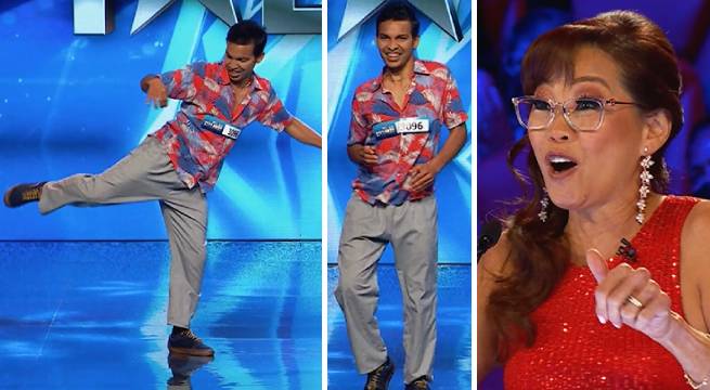 Emanuel Duarte se lució con sus espectaculares pasos de baile