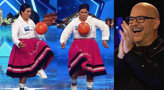 Eva Llaccta demostró ser la reina de las pataditas con pollera