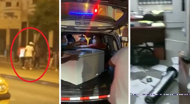 Así fue el saqueo en la Corte Superior de Justicia de Lima