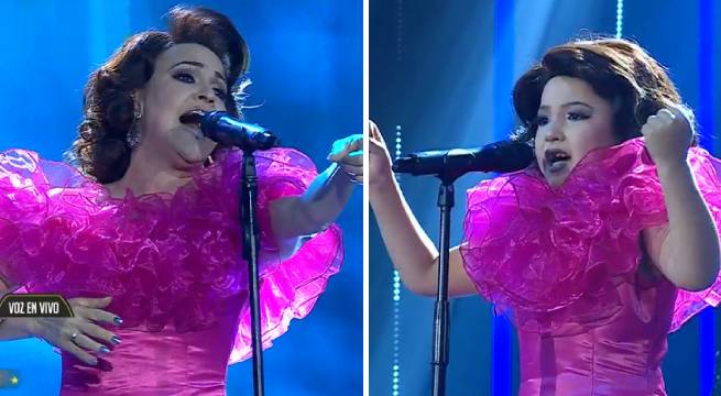 Imitadoras de Rocío Dúrcal cantaron “La gata bajo la lluvia”