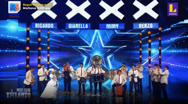 La Orquesta de Vientos sorprendió al jurado de Perú Tiene Talento
