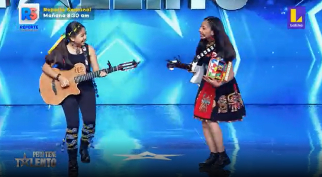 Angelita y Perlita demostraron sus habilidades musicales para intentar convencer al jurado