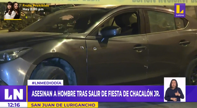 SJL: asesinan a hombre tras salir de fiesta de Chacalón Jr.