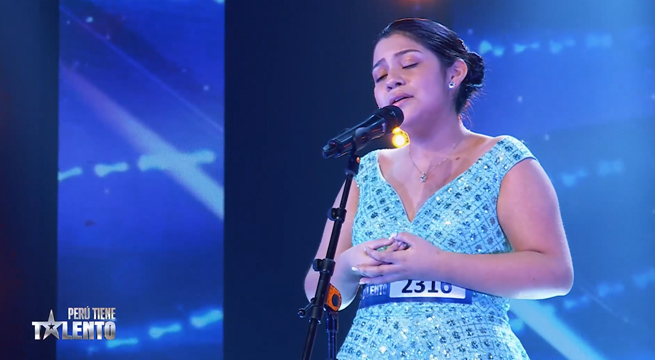 La armoniosa voz de Daniella Vargas conmovió al jurado