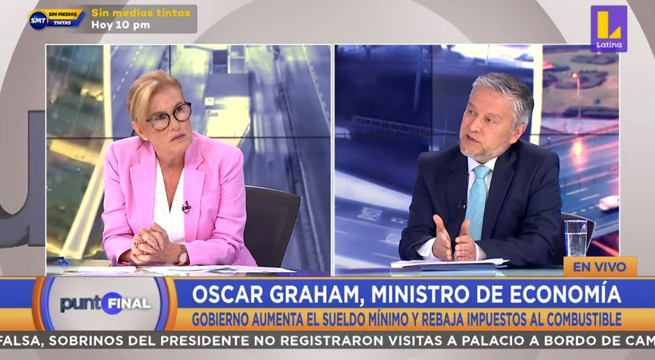 Ministro Graham considera que incremento del sueldo mínimo responde a una 