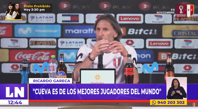 Ricardo Gareca se deshizo en elogios a Christian Cueva: 