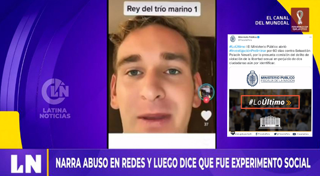 Sebastián Palacín: Fiscalía inicia investigación preliminar por presunto caso de violación