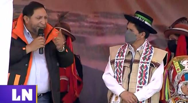 Gobernador de Apurímac reclama al presidente Pedro Castillo por Las Bambas