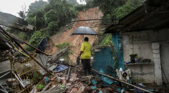 Muertos por las lluvias en Brasil llegan a 91