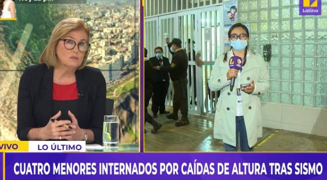 Niña de cuatro años cayó de tercer piso en el momento del sismo