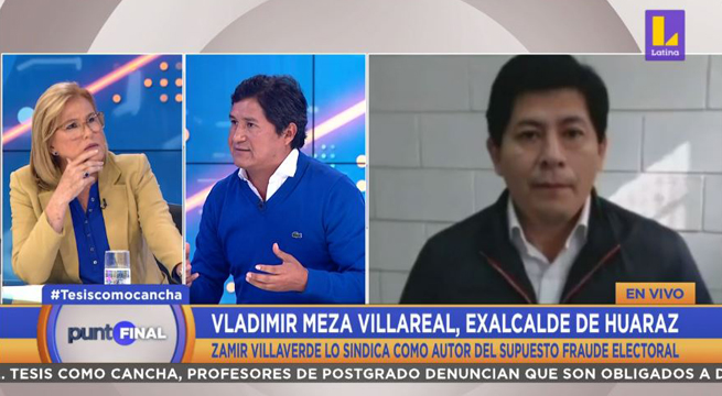 Vladimir Meza rechaza afirmaciones de Zamir Villaverde: 