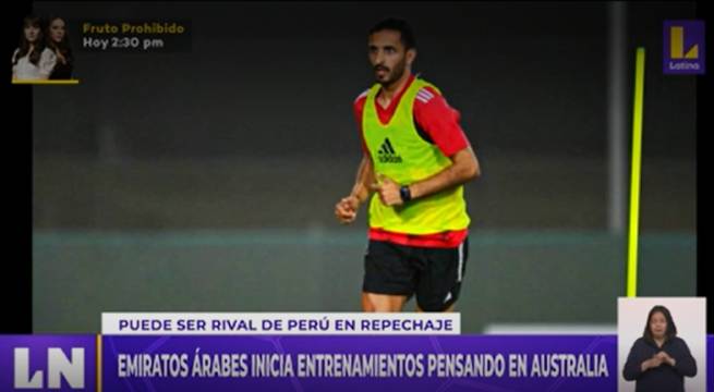 Emiratos Árabes Unidos empezó entrenamientos pensando en duelo ante Australia