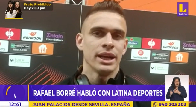 Rafael Santos Borré tras ganar la Europa League: “Es un sueño hecho realidad”