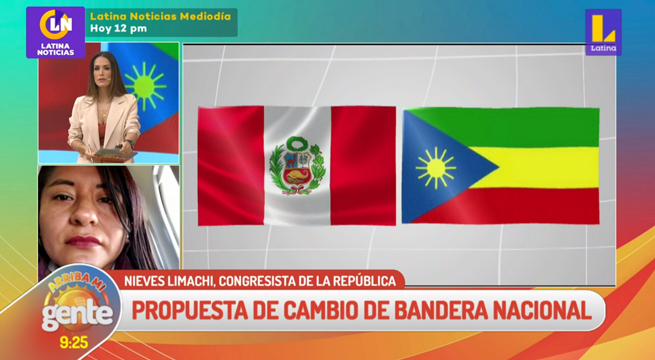 Congresista se disculpa por llevar propuesta de cambiar la bandera del Perú